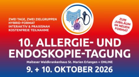 Banner der 10. Allergie- und Endoskopietagung des VAEM, 9. und 10. Oktober 2026